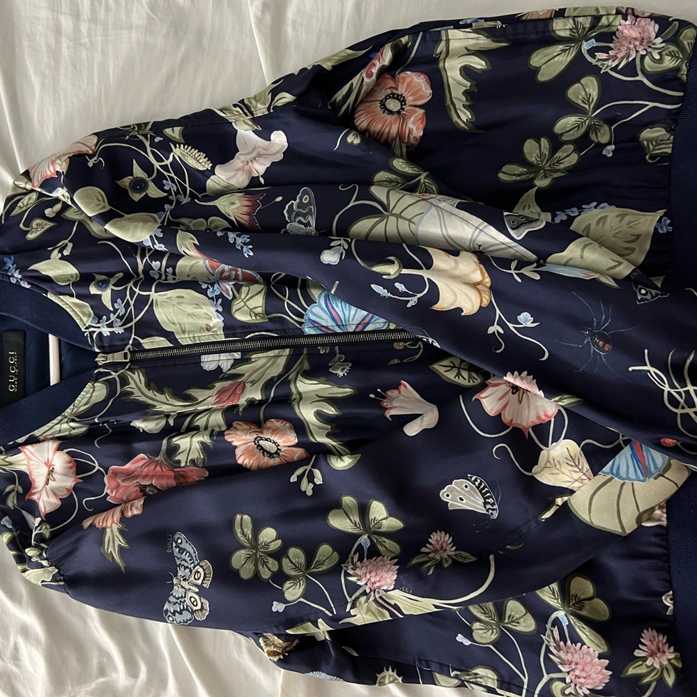Gucci Floral Bomber Jacket